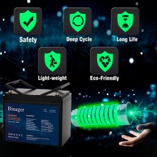 Акумуляторна батарея HS-12,8V50Ah Binager (LiFePO4 12,8V 50Ah 640Wh)