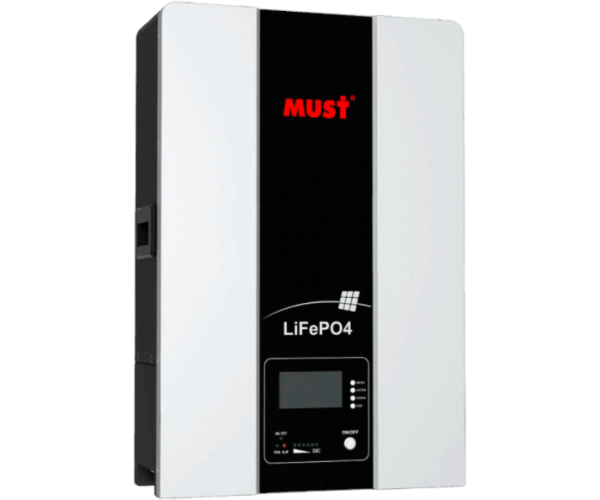 Акумуляторна батарея LP16-48100 Must (LiFePO4 51,2V 100Ah 5,12kWh)