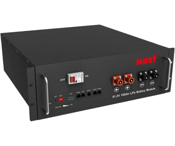 Акумуляторна батарея LP18-48100 Must (LiFePO4 51,2V 100Ah 5,12kWh)