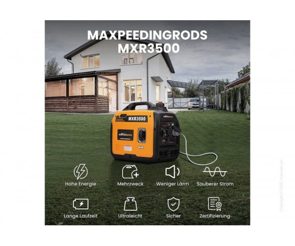 Генератор бензиновий інверторний MXR3500 MaXpeedingRods (3,0 kW)