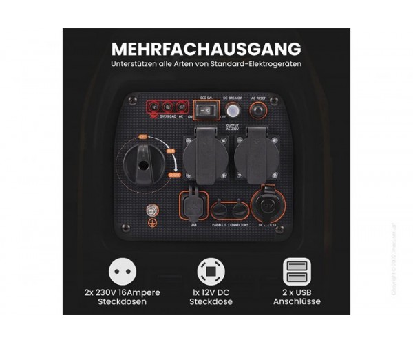 Генератор бензиновий інверторний MXR3500 MaXpeedingRods (3,0 kW)