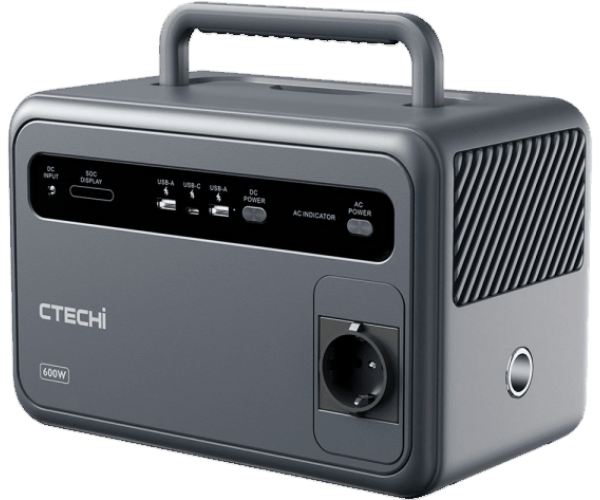 Портативна зарядна станція GT600 Portable Power Station CTECHi (600W 691Wh AC220V EU)