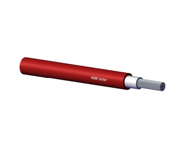 Кабель для сонячних панелей KBE Solar DB+ 6,00 Q red (RT) verz EN 50618, IEC 62930, 2 PFG 116910.19
