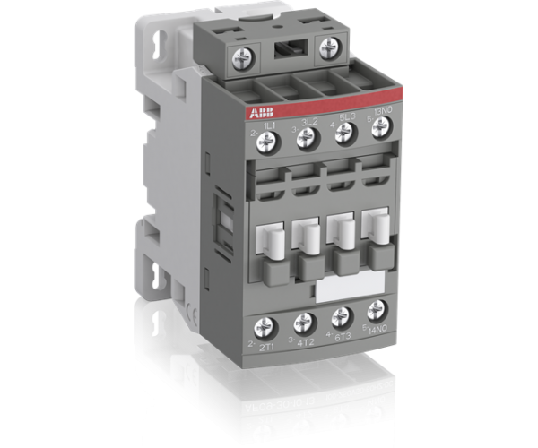 Контактор AF09-30-10-11 9А 4кВт(АС3 400В) 3Р доп. конт. 1н.o. 24..60 В AC/DC ABB