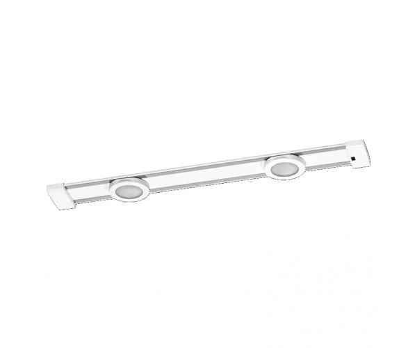 Світильник світлодіодний 7 Вт LINEARLED MAGNET 2SPOT 400 SEN 840 6х1 білий sensor 4000 К NIGHTLUX MOBILE Кабель - від мережі 220В, LEDVANCE
