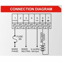 DATAKOM BC-125 (12V/5A, DIN rail) Зарядное устройство для аккумулятора / Стабилизированный блок питания