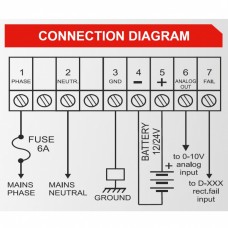DATAKOM BC-245-M (24V/5A) Зарядний пристрій акумулятора / Стабілізований блок живлення