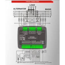 DATAKOM D-100-MK2 Багатофункціональний контролер генератора з J1939