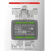 DATAKOM D-300-MK2 Многофункциональный контроллер генератора MPU+J1939