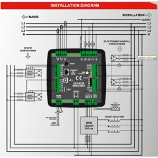 Опціональний кольоровий TFT-дисплей 5.0”, 480x272 пікселів для DATAKOM DFC-0124