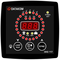 DATAKOM DKG-117, 96x96mm Контролер синхронізації з контрольним реле