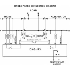 DATAKOM DKG-173 Контролер автоматичного введення резерву (АВР)