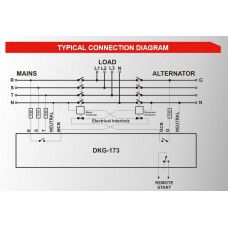 DATAKOM DKG-173 Контролер автоматичного введення резерву (АВР)
