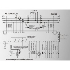 DATAKOM DKG-307 CAN Контролер автоматичного керування генератором (AMF) з J1939