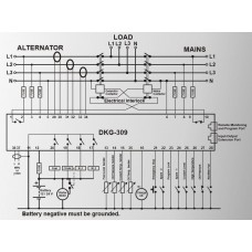 DATAKOM DKG-309 CAN Контролер автоматичного керування генератором з J1939