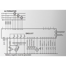 DATAKOM DKG-317 CAN Контролер ручного та дистанційного керування генератором