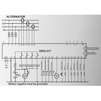 DATAKOM DKG-317 MPU Контроллер ручного и дистанционного управления генератором
