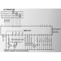DATAKOM DKG-319-MPU Контроллер ручного и дистанционного запуска