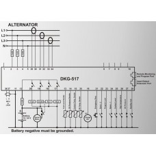 DATAKOM DKG-517-MPU Контролер ручного та дистанційного керування генератором