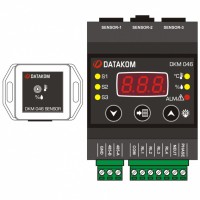DATAKOM DKM-046 Контроллер температуры и влажности с дисплеем и релейными выходами, AC источник питания