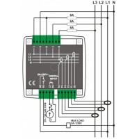 DATAKOM DKM-405-S Анализатор электросети, 96x96mm, THD