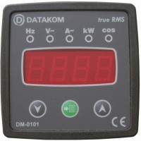DATAKOM DM-0101 Мультиметр, 1 фаза, 72x72mm