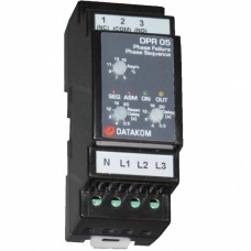 DATAKOM DPR-05 Контроллер защиты от асимметрии напряжения фаз, 150-300В (Фаза-Нейтраль)