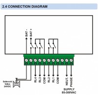 DATAKOM DSD-080 Панель сейсмической защиты с резервным аккумуляторным электропитанием