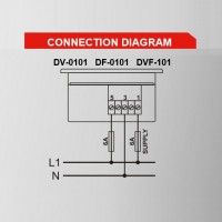 DATAKOM DV-0101 Вольтметр, 1 фаза, 72x72mm, изолированный источник питания