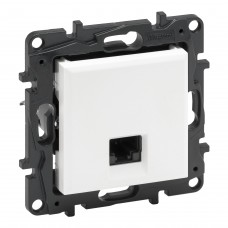 NILOE STEP Розетка информационная RJ45 CAT5e UTP, цвет Белый
