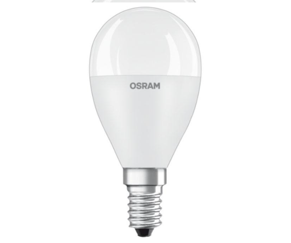 Світлодіодна лампа LED VALUE CL P75 7,5W/840 230V FR E14 OSRAM