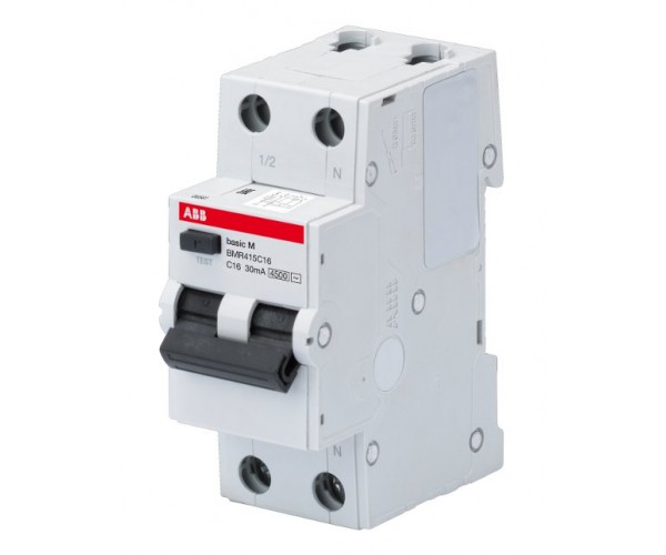Дифавтомат 1Р+N 25А 30мА "АС" 4.5 кА BASIC M ABB Италия