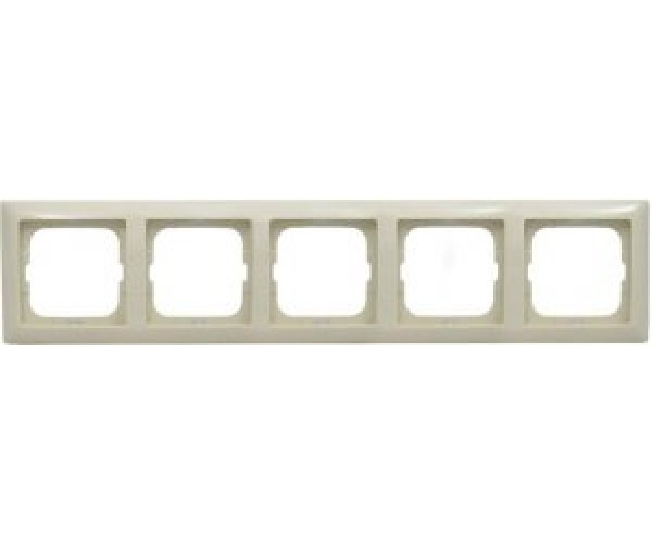 2515-92-507 5-местная серия Basic 55 цвет-слоновая кость ABB