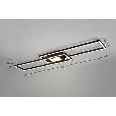 Стельовий світильник ganado rc rgbw Trio 670710532